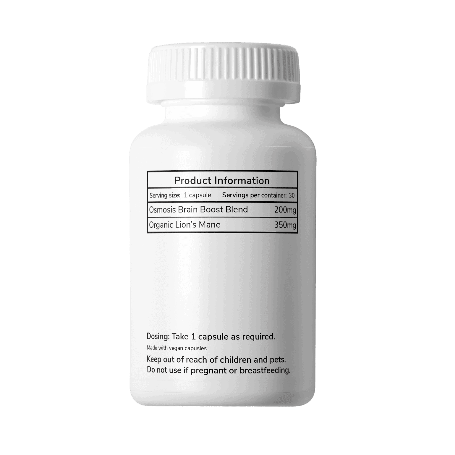 Osmosis Brain Boost: 200mg Magic Mushroom Capsules - Image 3